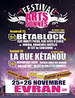 Réservez les meilleures places pour Festival Des Arts Sonnes 2022 - 2j - Salle Jean De Beaumanoir - Evran - Du 24 novembre 2022 au 26 novembre 2022