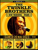 Book the best tickets for Twinkle Brothers + Barry Isaac - New Morning -  May 20, 2023