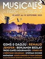 Book the best tickets for Gims & Dadju - Parc Des Oiseaux - From September 5, 2023 to September 6, 2023