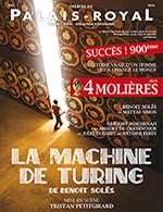 Réservez les meilleures places pour La Machine De Turing - Theatre Du Palais Royal - Du 18 août 2023 au 27 avril 2024