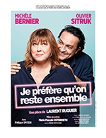 Book the best tickets for Je Prefere Qu'on Reste Ensemble - Grand Angle -  Oct 21, 2023